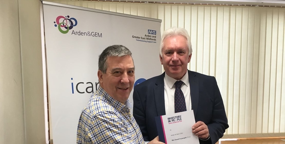 Header image for the current page Investors in People silver accreditation for Arden & GEM