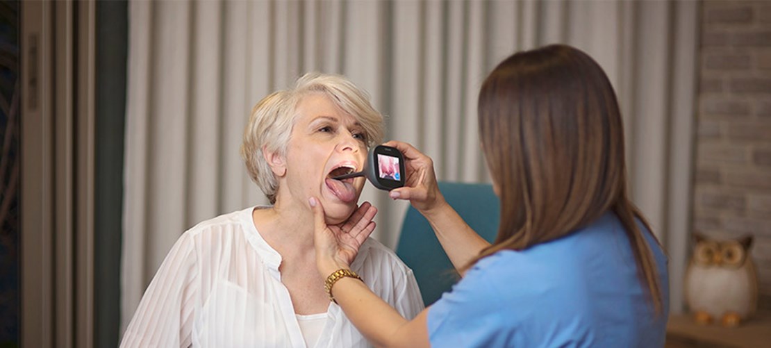 Delivering remote clinical examinations to care home