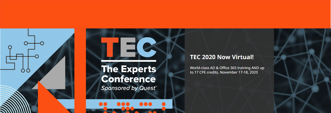 Header image for the current page ARDEN & GEM IT EXPERT INVITED TO SPEAK AT TEC 2020 – OFFICE 365 AND ACTIVE DIRECTORY TRAINING CONGRESS
