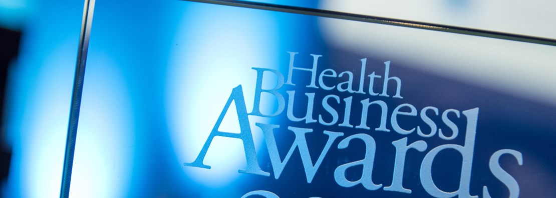 Header image for the current page Data and Systems team wins at Health Business Awards 2020