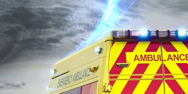 A selected image which represents the ’Hybrid Connex’- Digital ambulance of the future project announced item