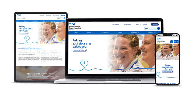 A selected image which represents the Enhancing a Trust’s recruitment through a bespoke ‘Work with us’ area on the website item